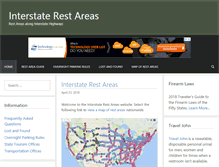 Tablet Screenshot of interstaterestareas.com
